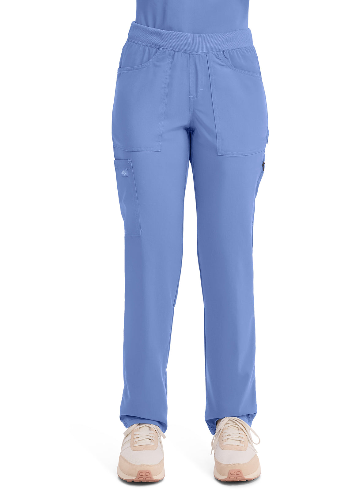 Dickies DKE135 Mid Rise Tapered Leg Pull-on Pant - Ciel Blue (front)