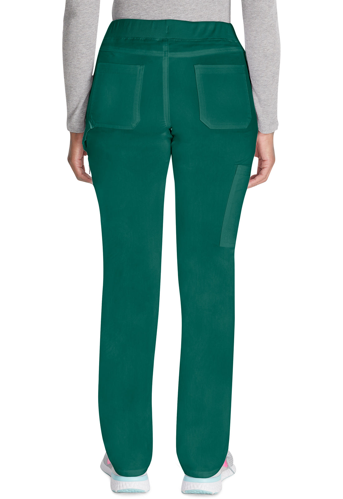 Dickies DKE135 Mid Rise Tapered Leg Pull-on Pant - Hunter Green (back)