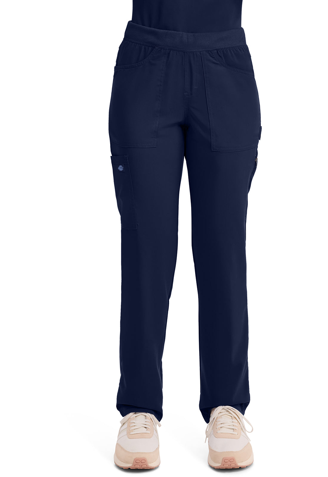 Dickies DKE135 Mid Rise Tapered Leg Pull-on Pant - Navy (front)