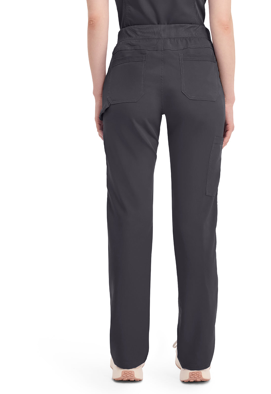 Dickies DKE135 Mid Rise Tapered Leg Pull-on Pant - Pewter (back)