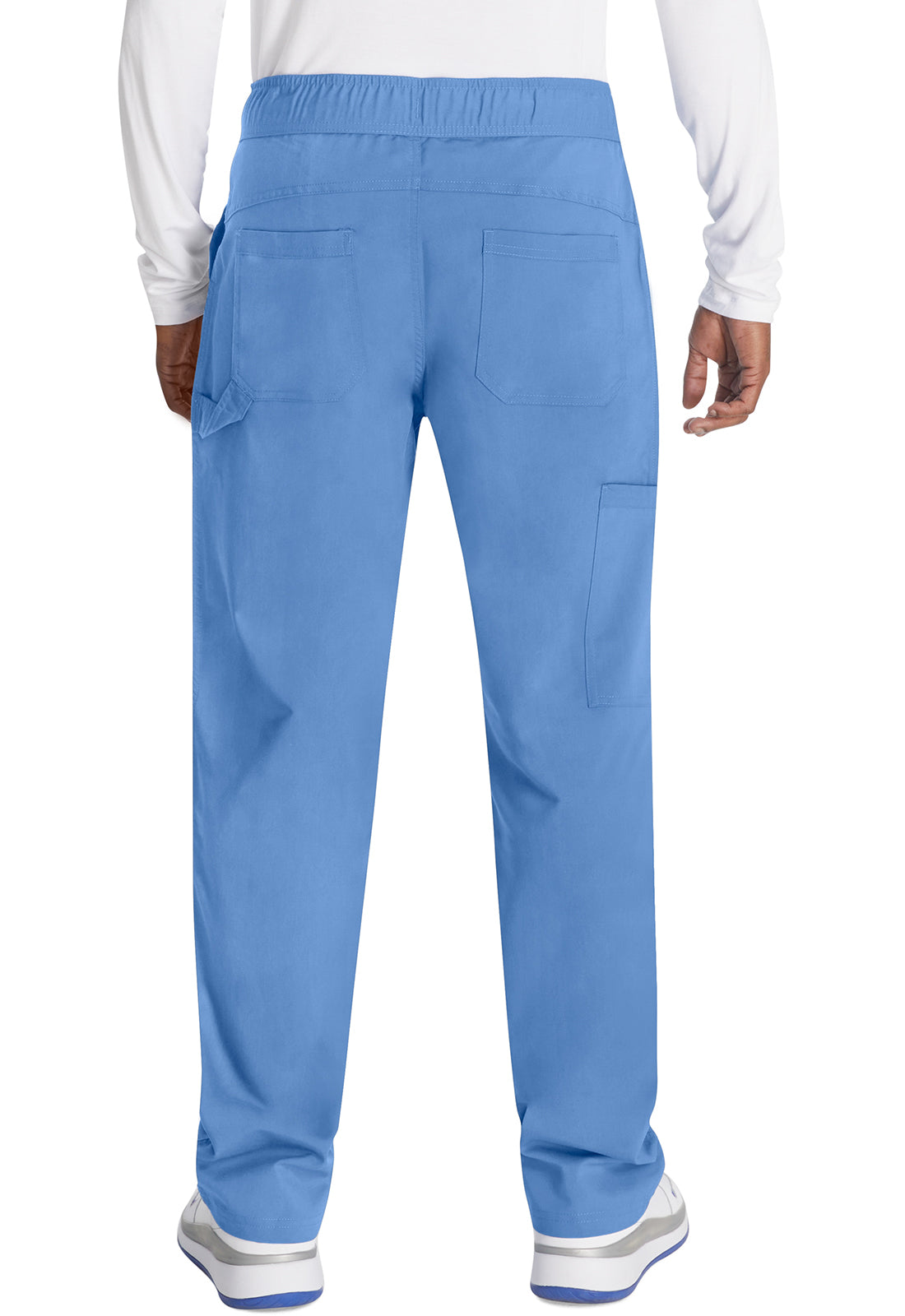Dickies DKE220 Men's Mid Rise Straight Leg Pant - Ciel Blue (back)