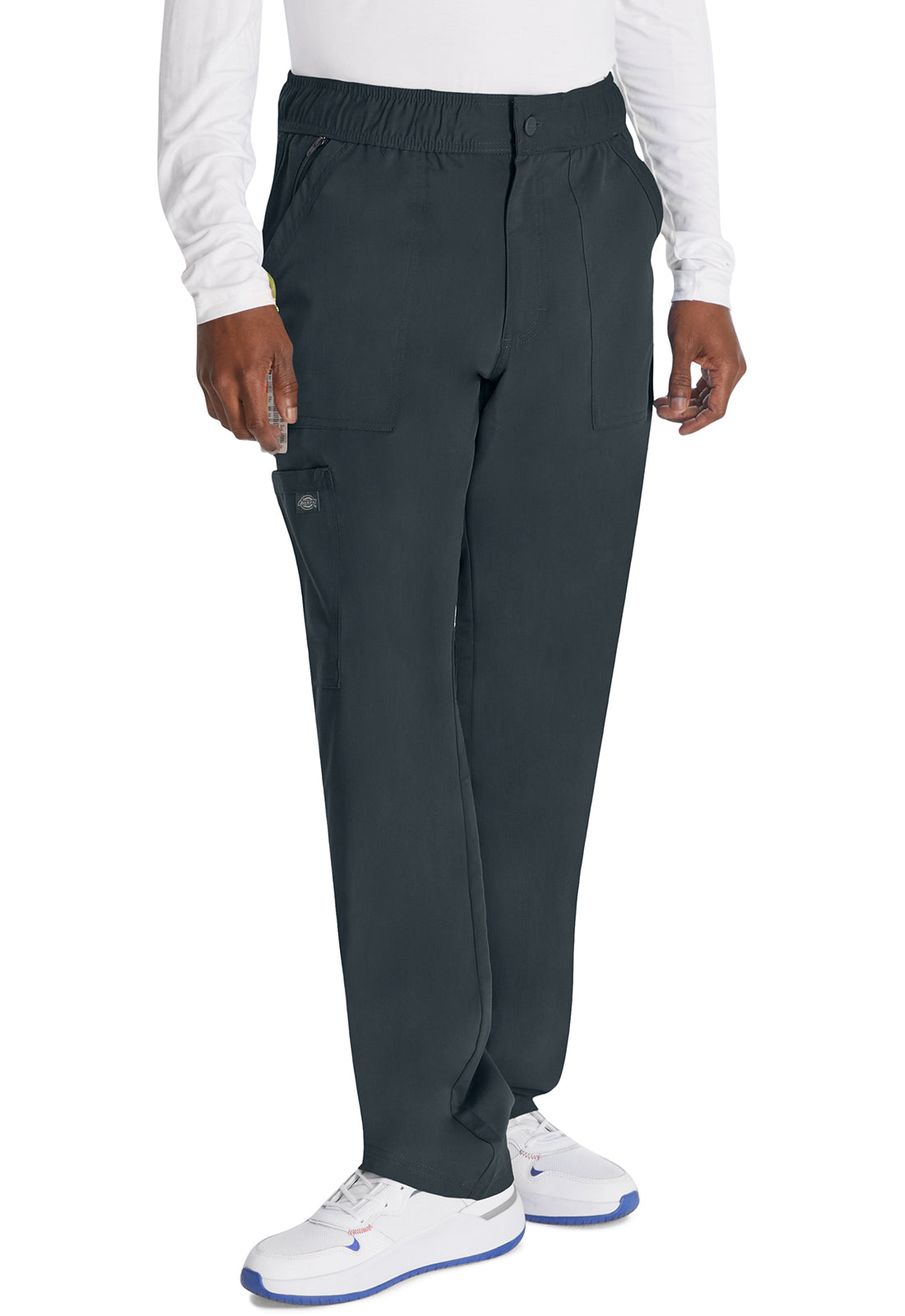 Dickies DKE220 Men's Mid Rise Straight Leg Pant - Pewter (front)