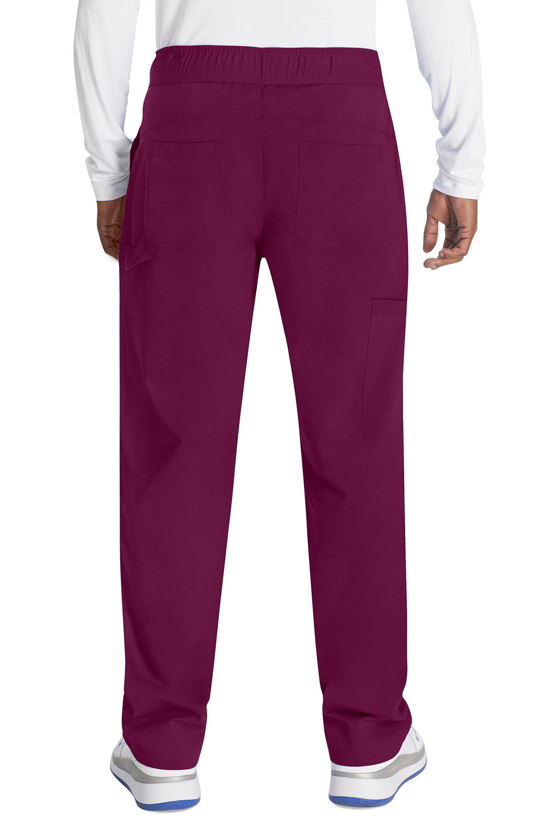 Dickies DKE220 Men's Mid Rise Straight Leg Pant - Wine (back)