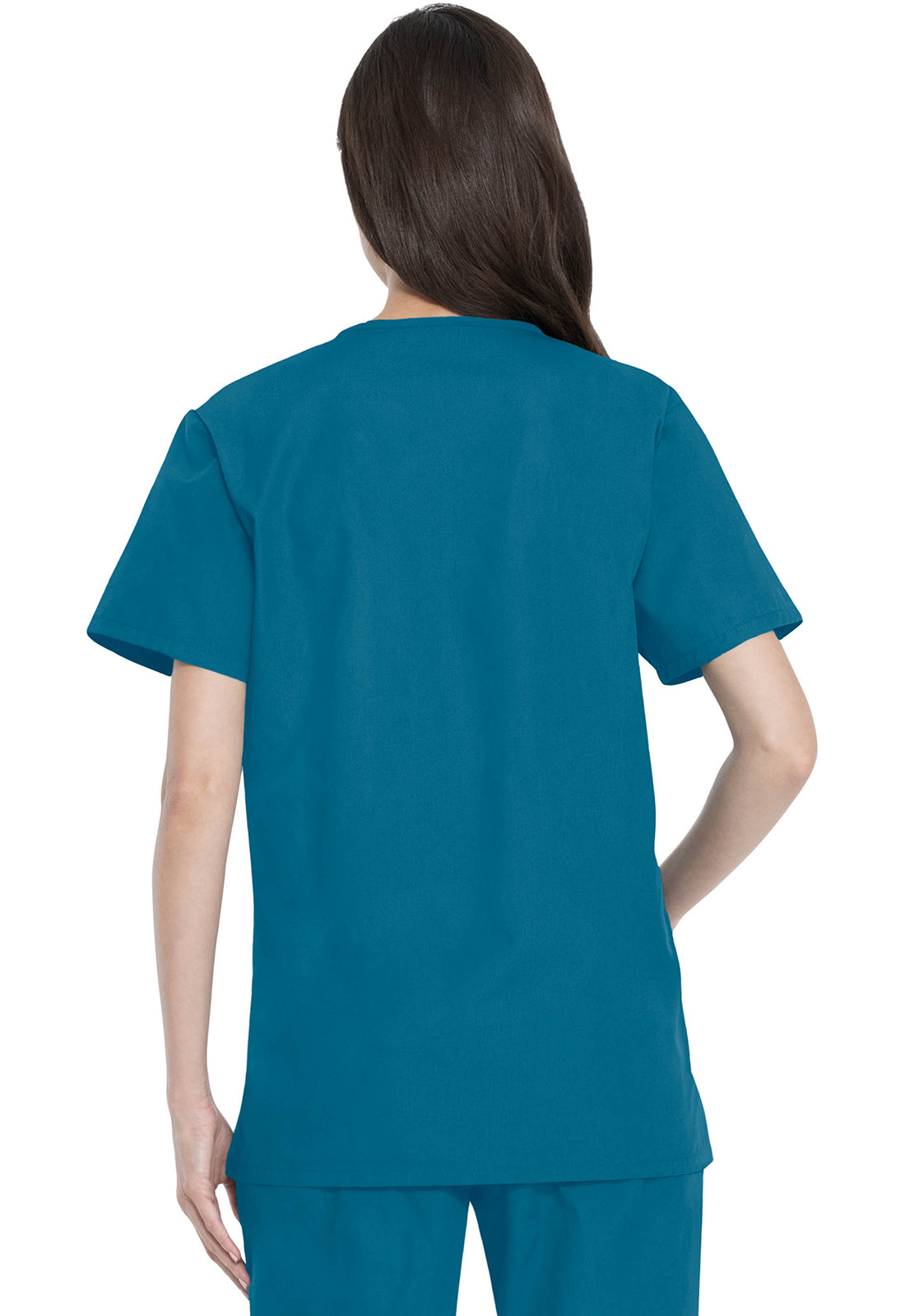 Dickies DKE520C Unisex Top and Pant Set - Caribbean Blue (back)