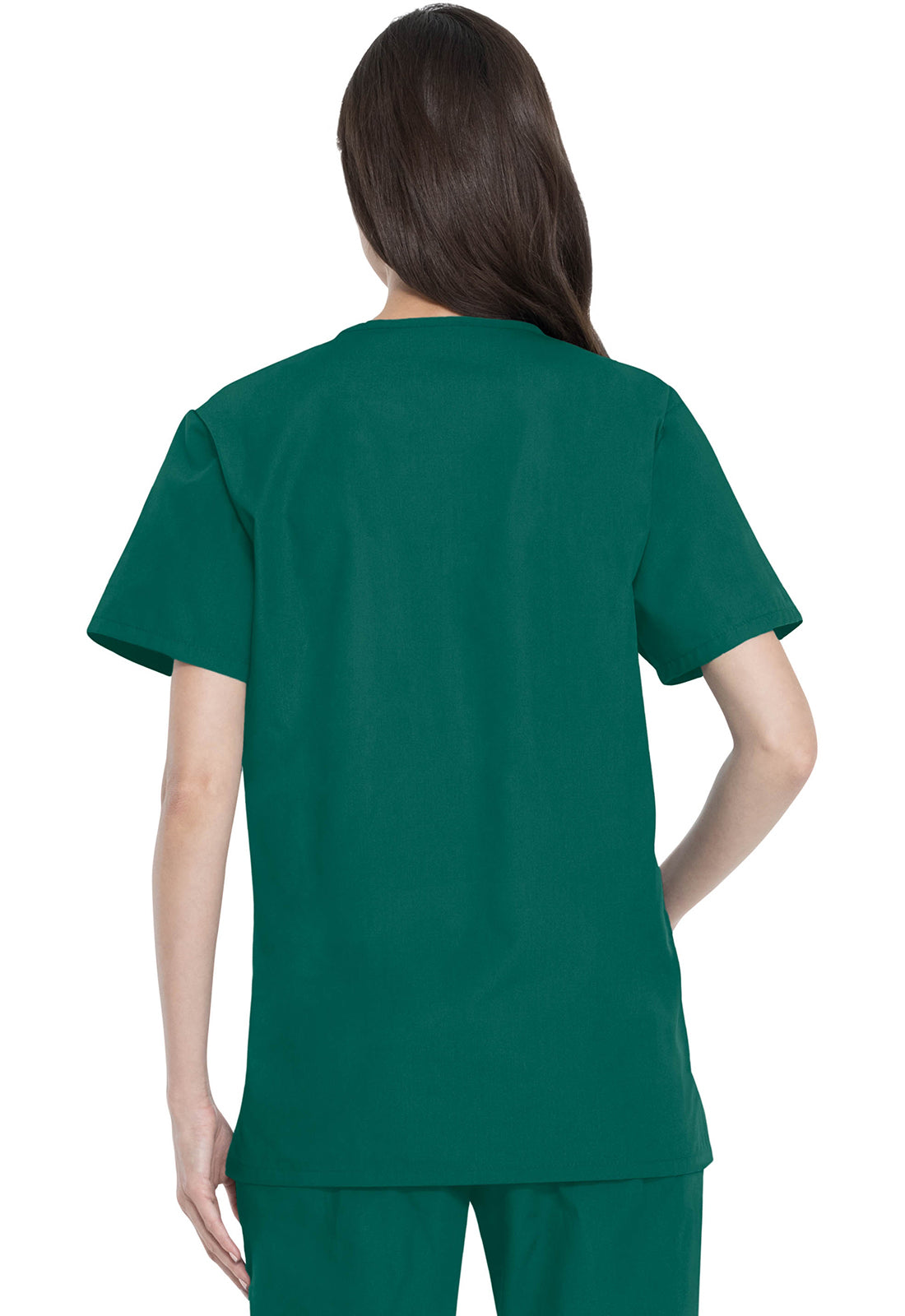 Dickies DKE520C Unisex Top and Pant Set - Hunter Green (back)