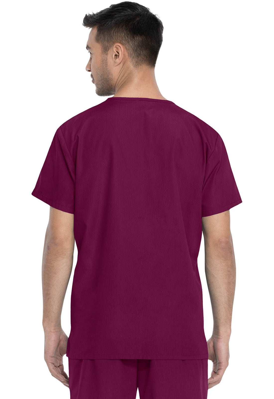 Dickies DKE520C Unisex Top and Pant Set - Wine (back)