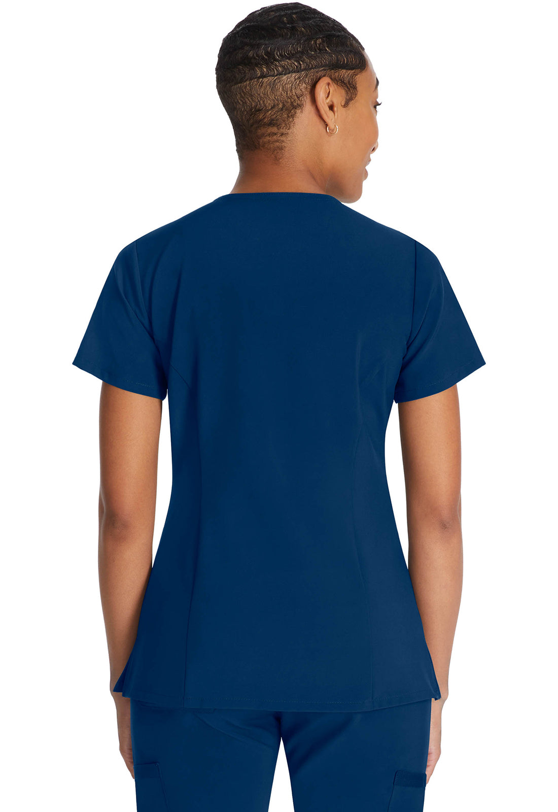 Dickies DKE615 V-Neck Top - Navy (back)