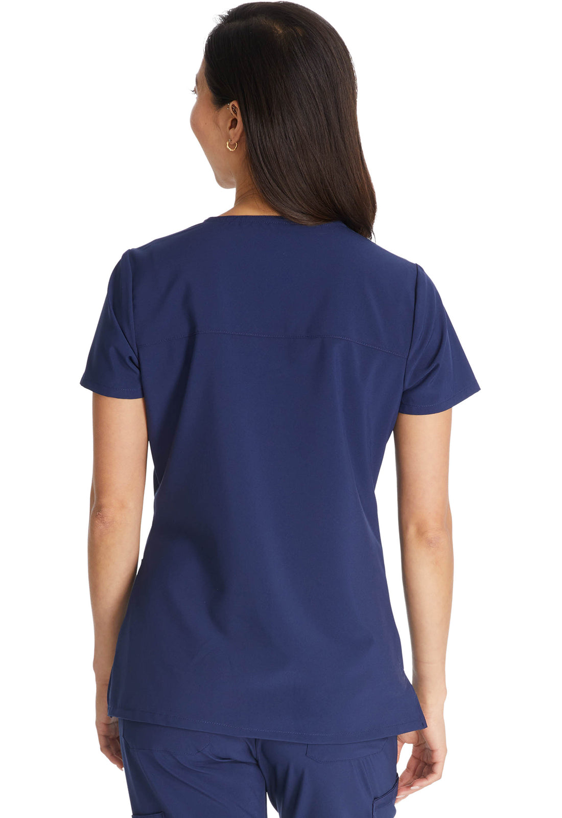 Dickies DKE625 Mock Wrap Top - Navy (back)