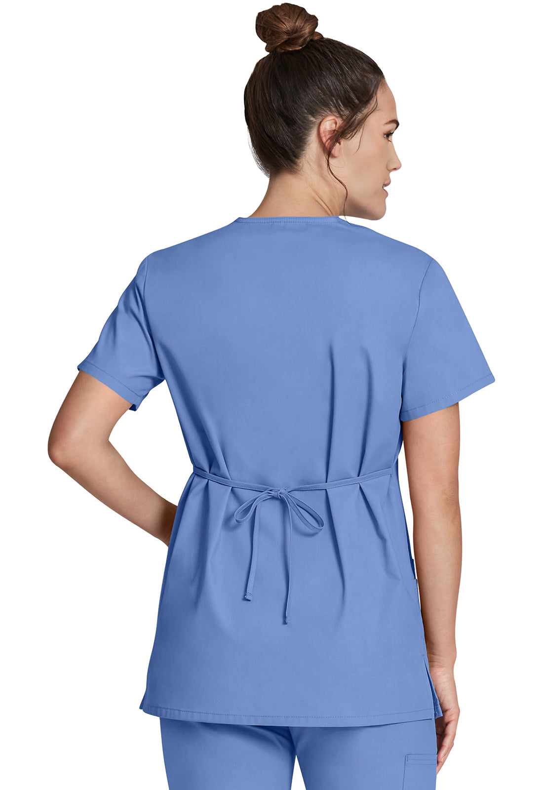 Dickies DKE632 Mock Wrap Tunic - Ciel (back)