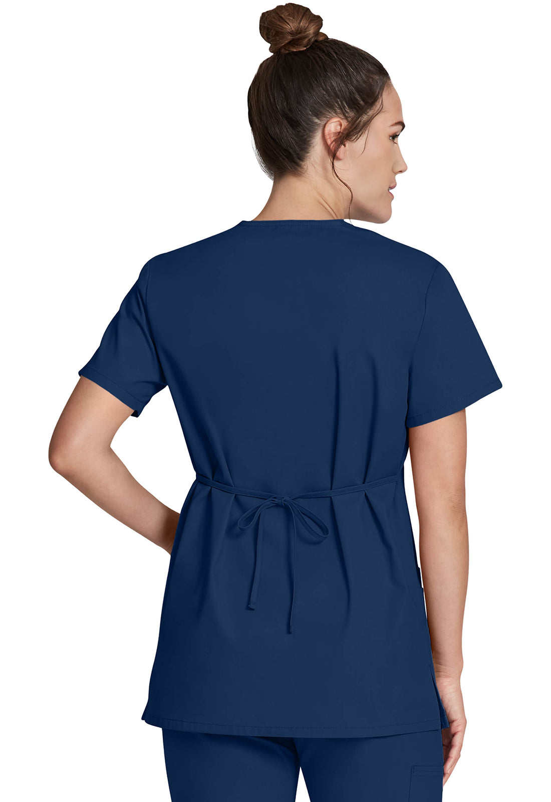 Dickies DKE632 Mock Wrap Tunic - Navy (back)