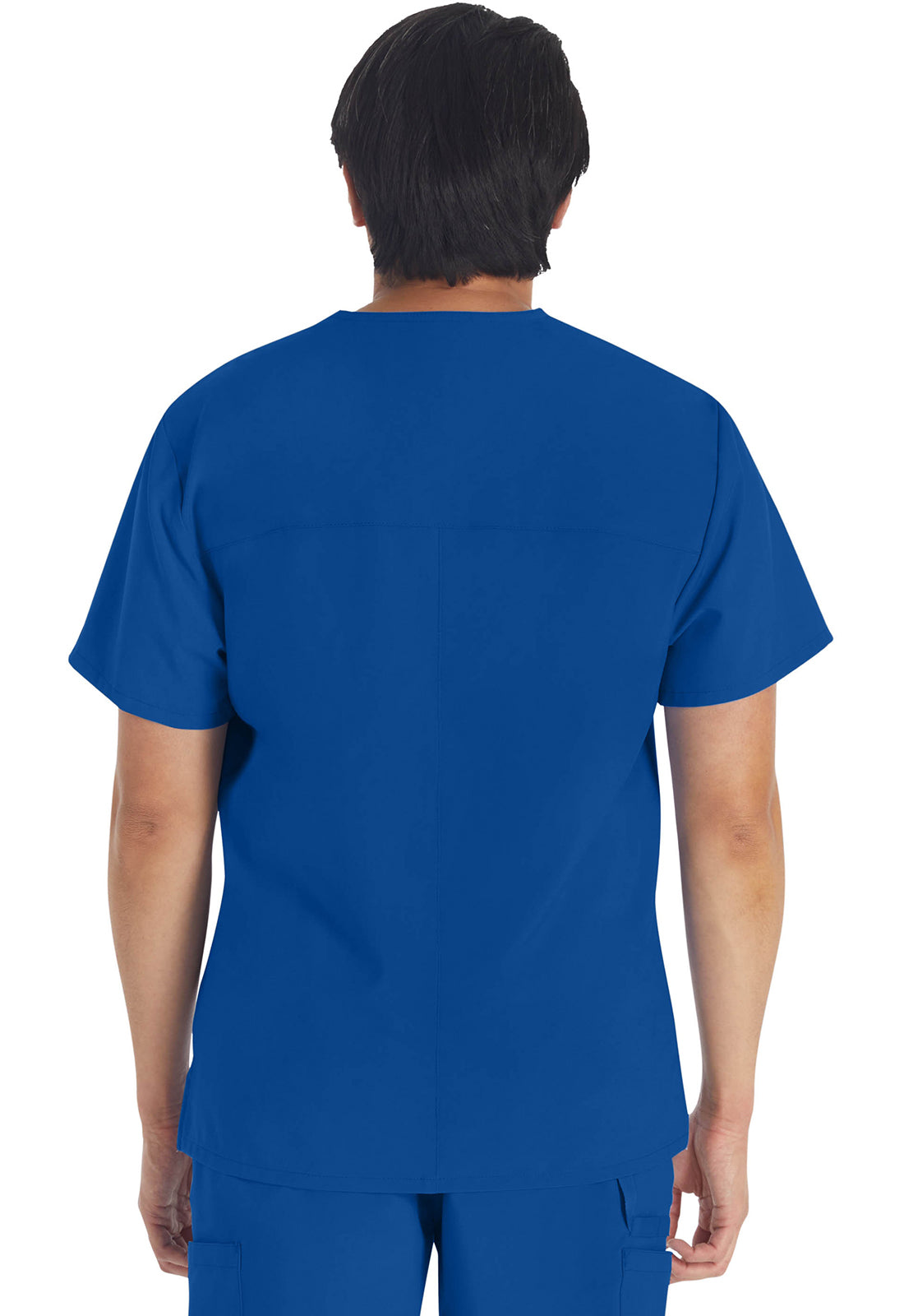 Dickies DKE645 Men's V-Neck Top - Galaxy Blue (back)