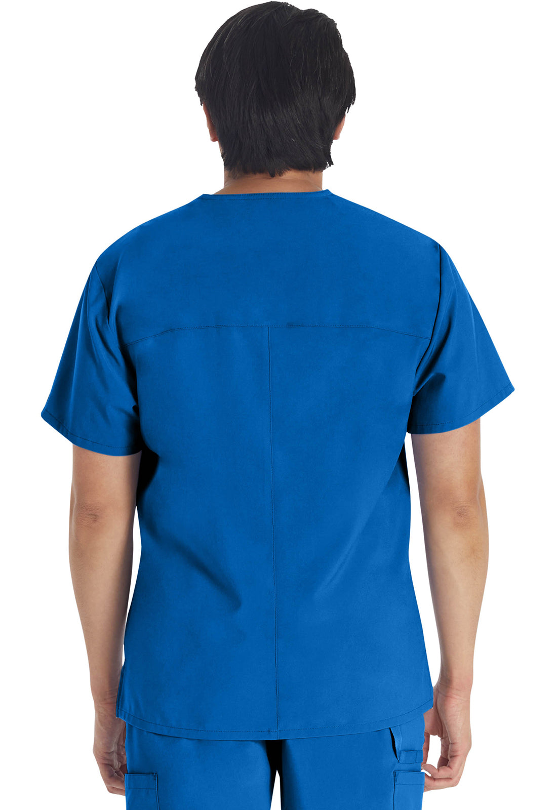Dickies DKE645 Men's V-Neck Top - Royal (back)