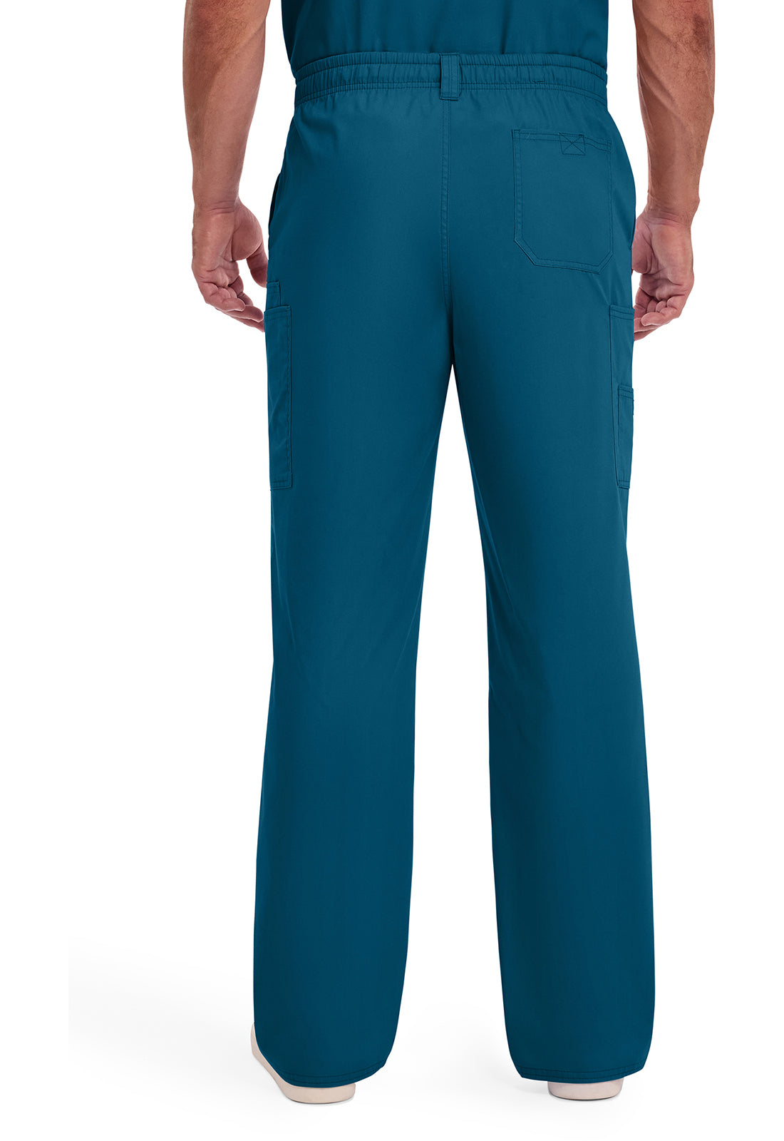 Dickies DKE81006 Men's Zip Fly Pull-On Pant - Caribbean Blue (back)