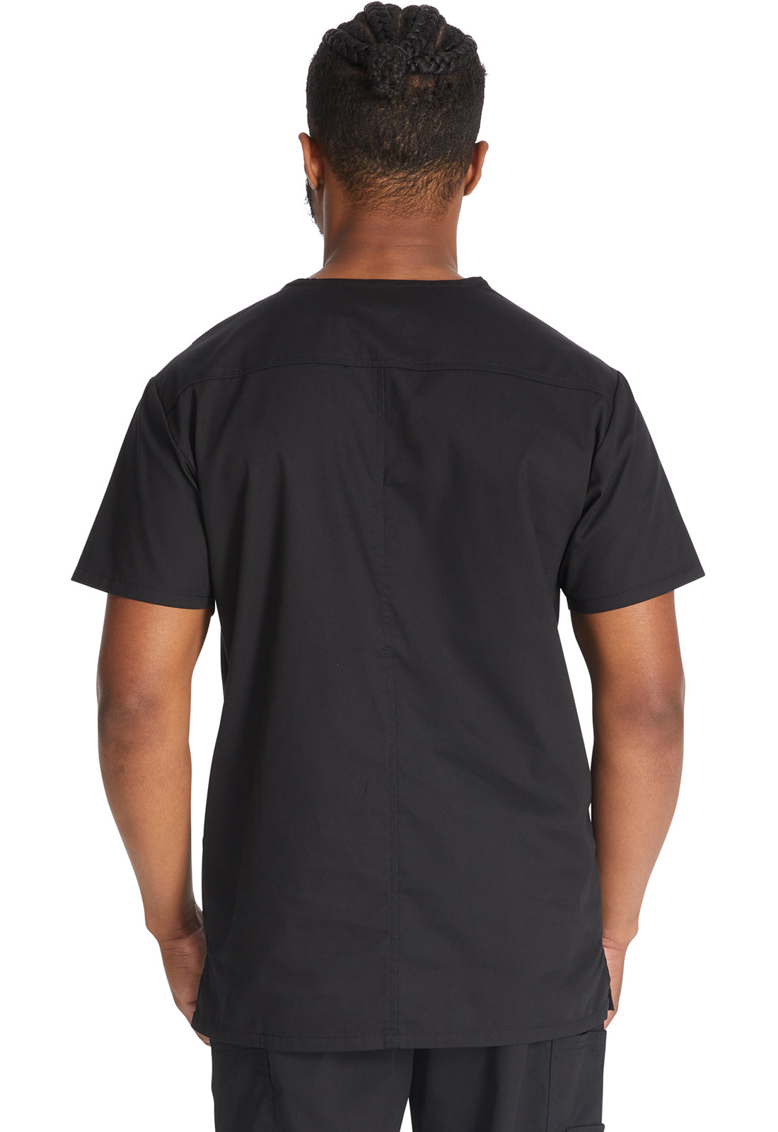 Dickies DKE81906 Men's V-Neck Top - Black (back)