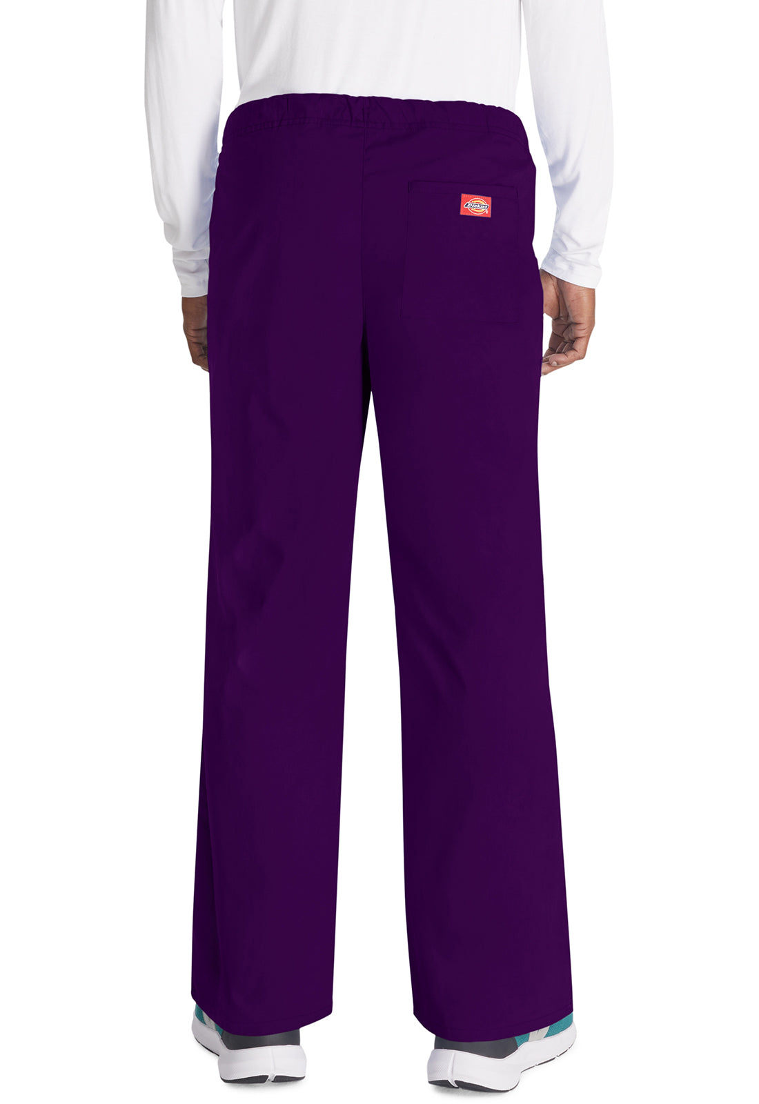 Dickies DKE83006 Unisex Drawstring Pant - Eggplant (back)