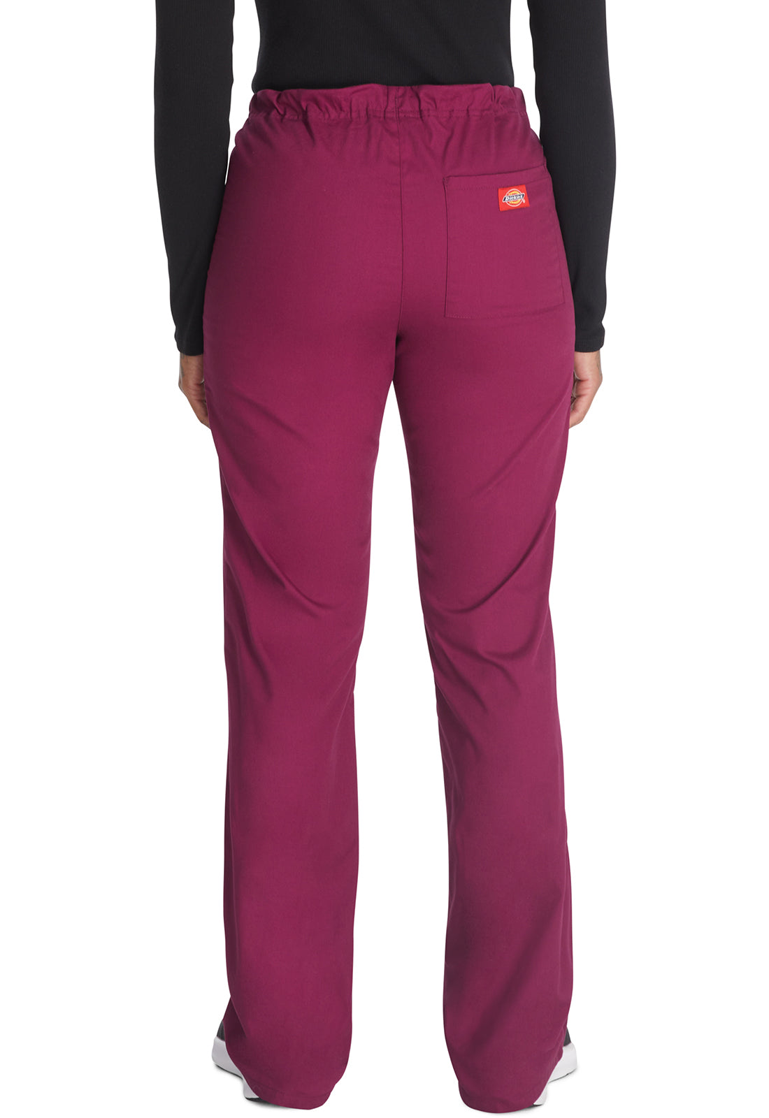 Dickies DKE83006 Unisex Drawstring Pant - Wine (back)