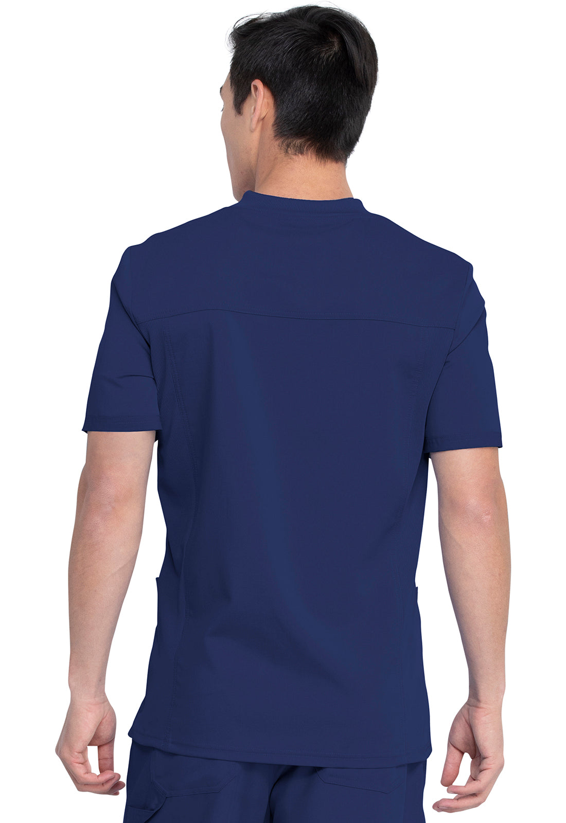 Dickies DKE845 Men's V-Neck Top - Navy (back)