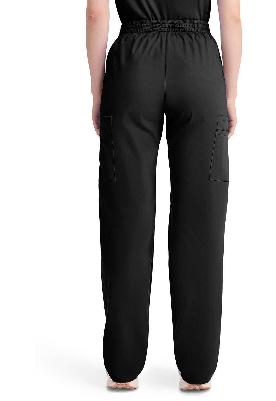 Dickies DKE86106 Natural Rise Tapered Leg Pull-on Pant - Black (back)