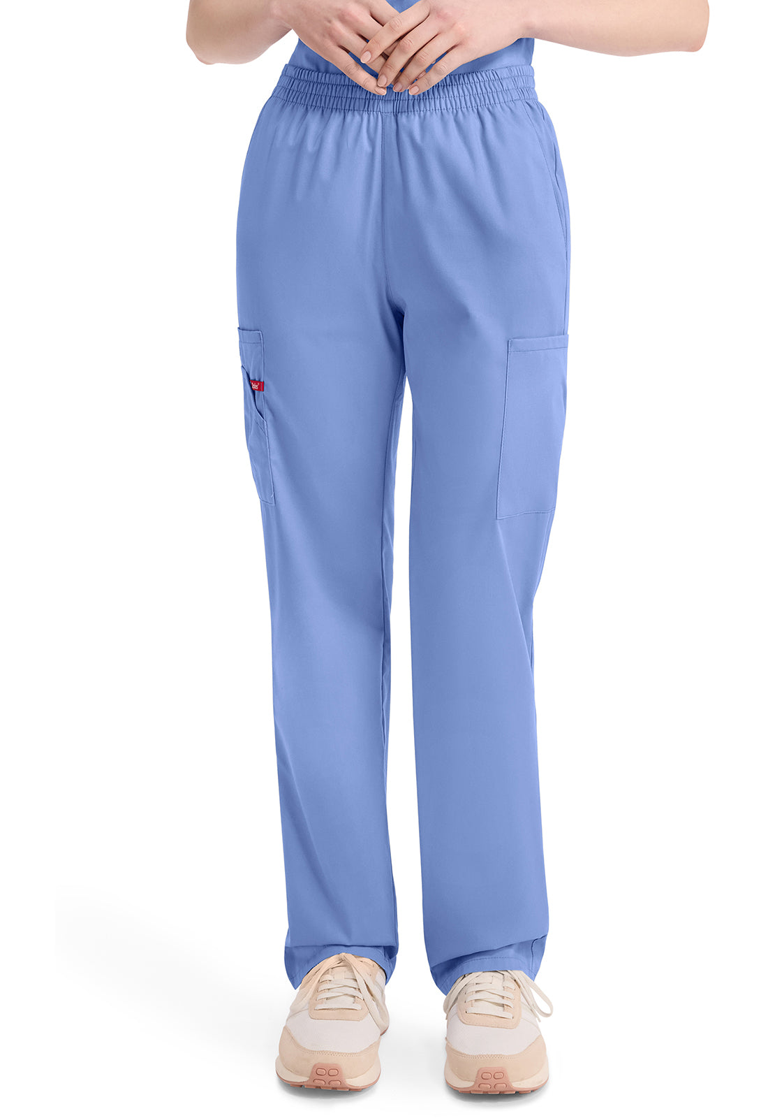 Dickies DKE86106 Natural Rise Tapered Leg Pull-on Pant - Ciel (front)