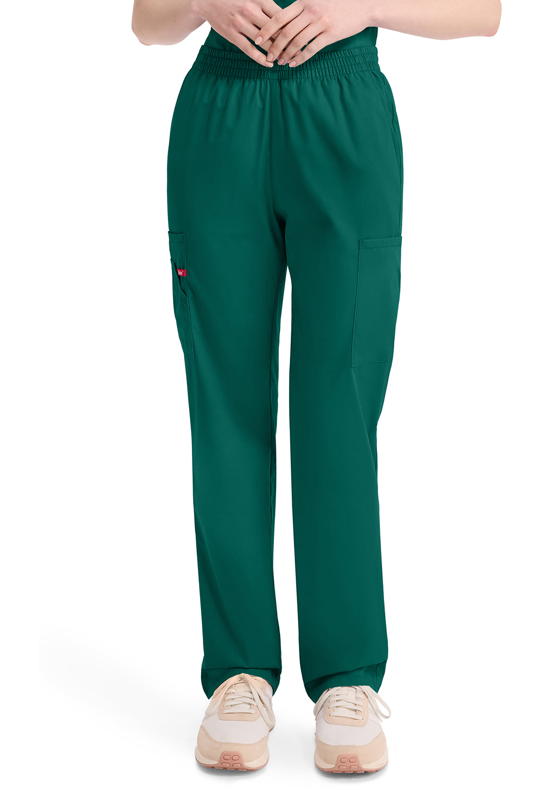 Dickies DKE86106 Natural Rise Tapered Leg Pull-on Pant - Hunter Green (front)