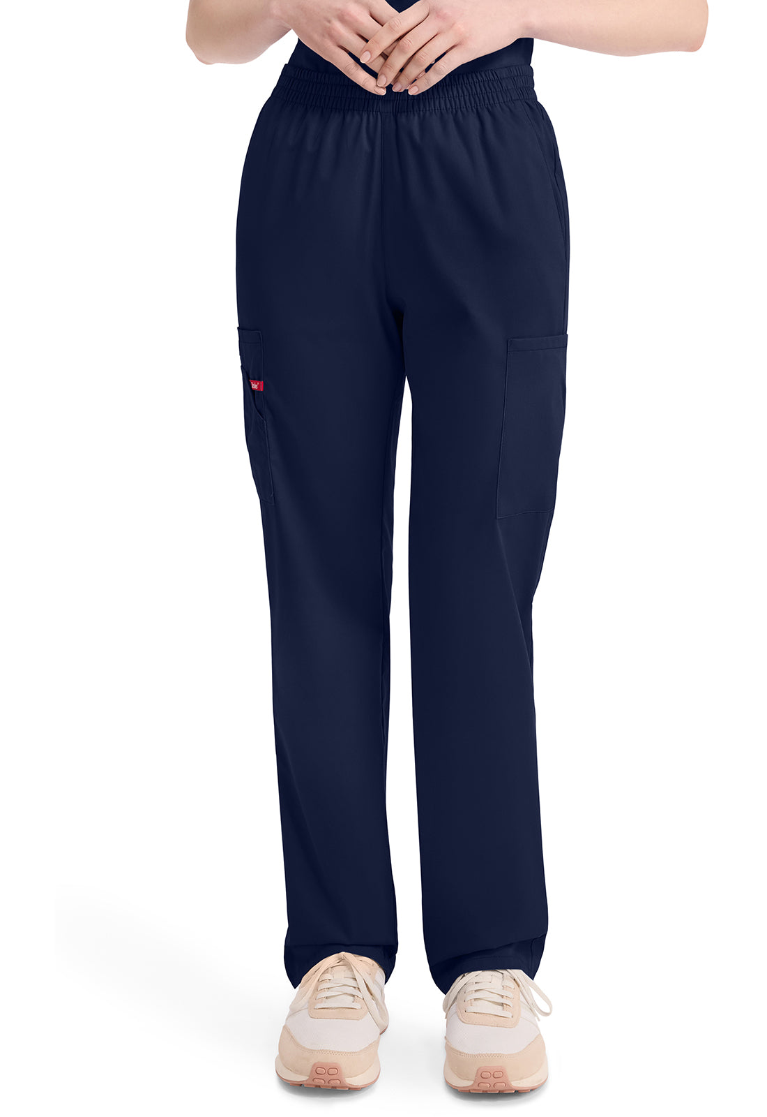 Dickies DKE86106 Natural Rise Tapered Leg Pull-on Pant - Navy (front)