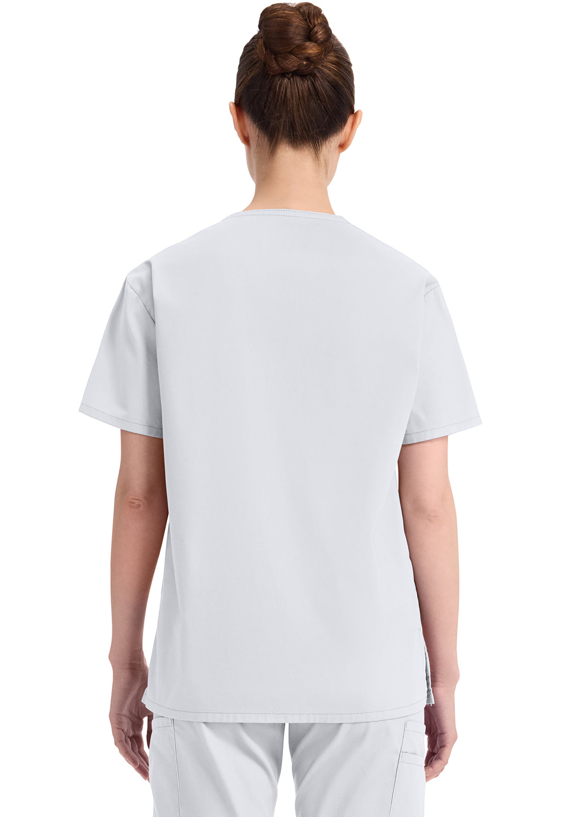 Dickies DKE86706 V-Neck Top - White (back)
