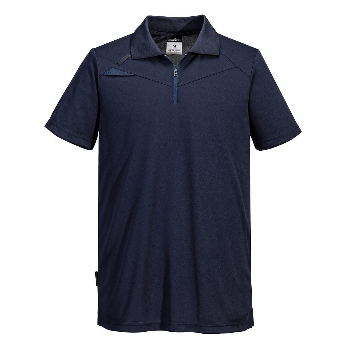 Portwest DX4 Polo Shirt S/S in All Navy, image 2