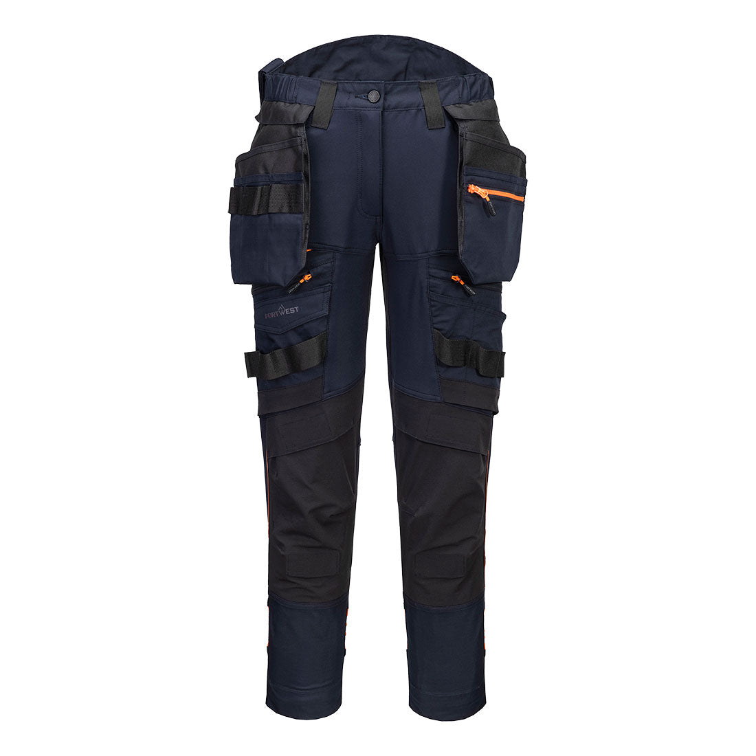 Portwest DX4 Women's Detachable Holster Pocket Trousers in Navy, image 3