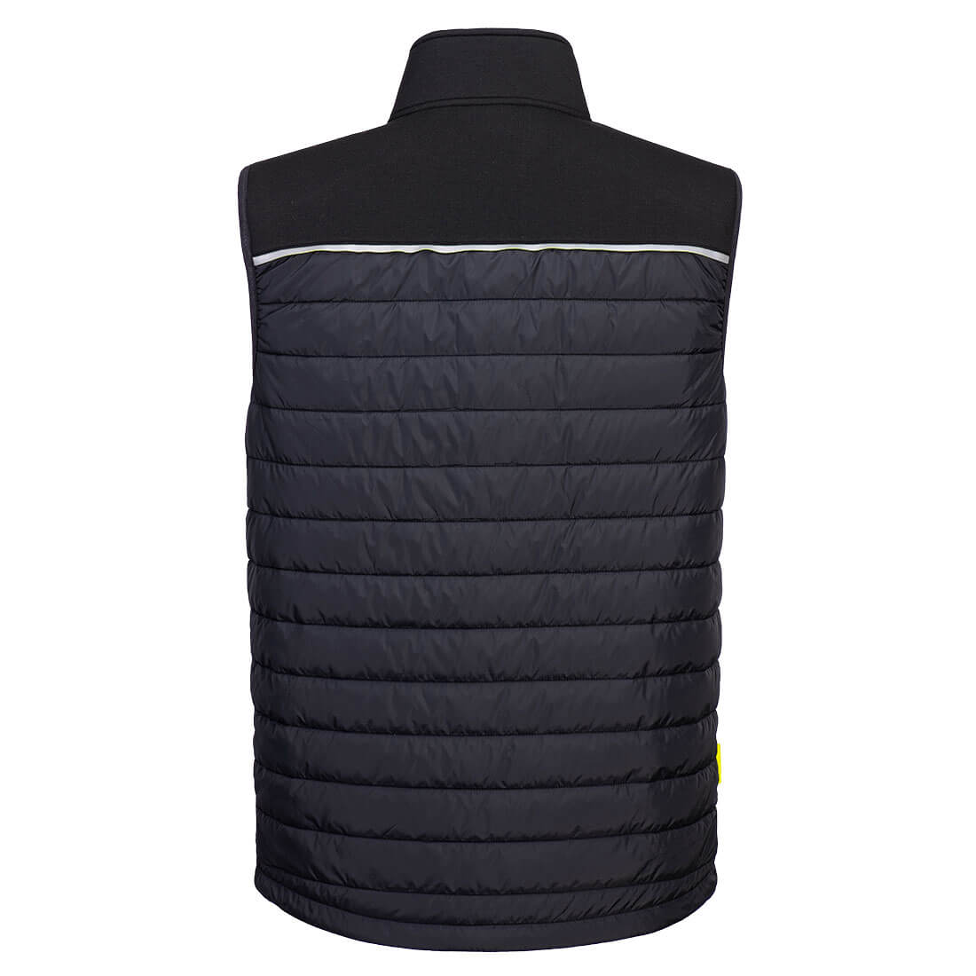 Portwest DX470 DX4 Hybrid Baffle Gilet in Black, back view