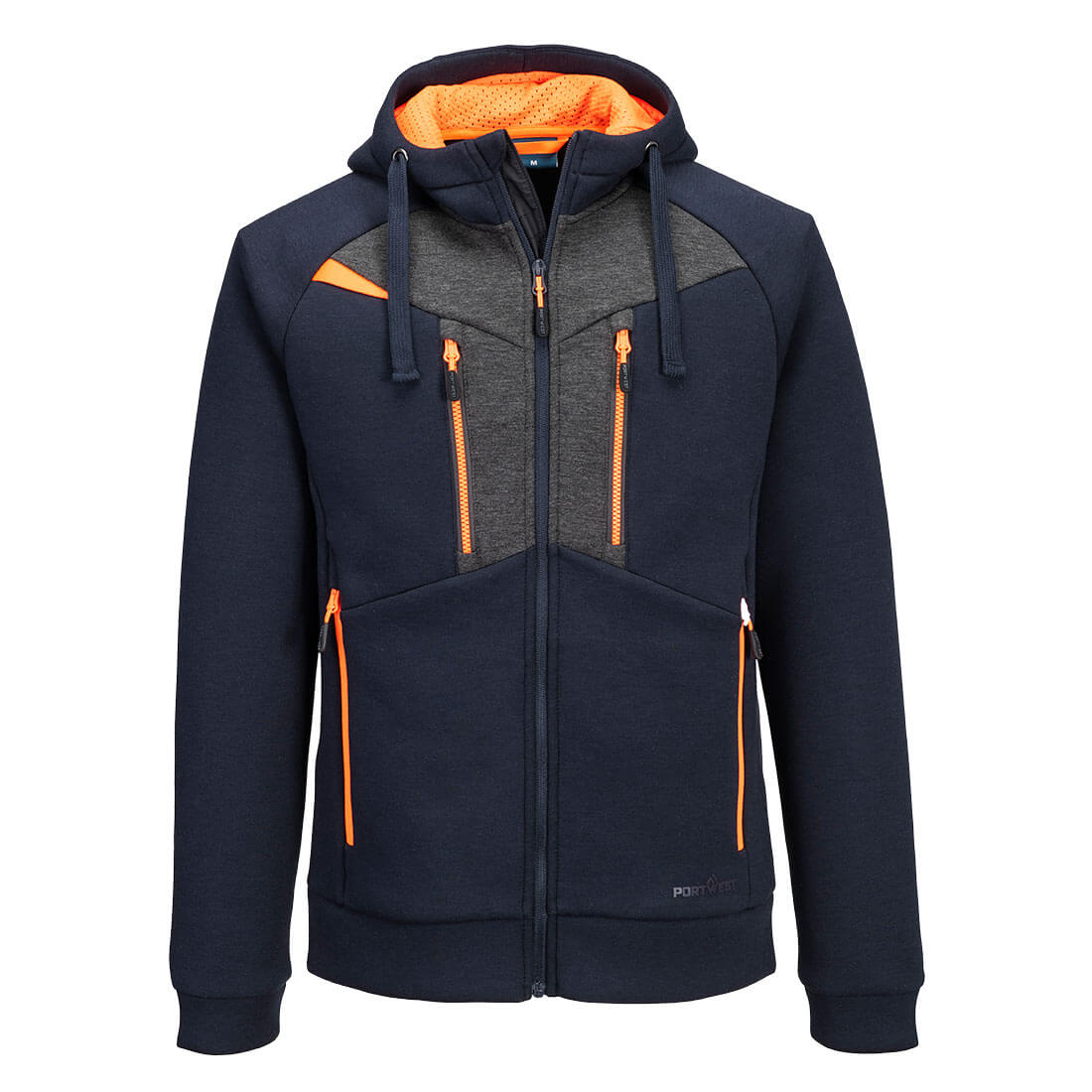 Portwest DX4 Zipped Hoodie in Navy, image 5