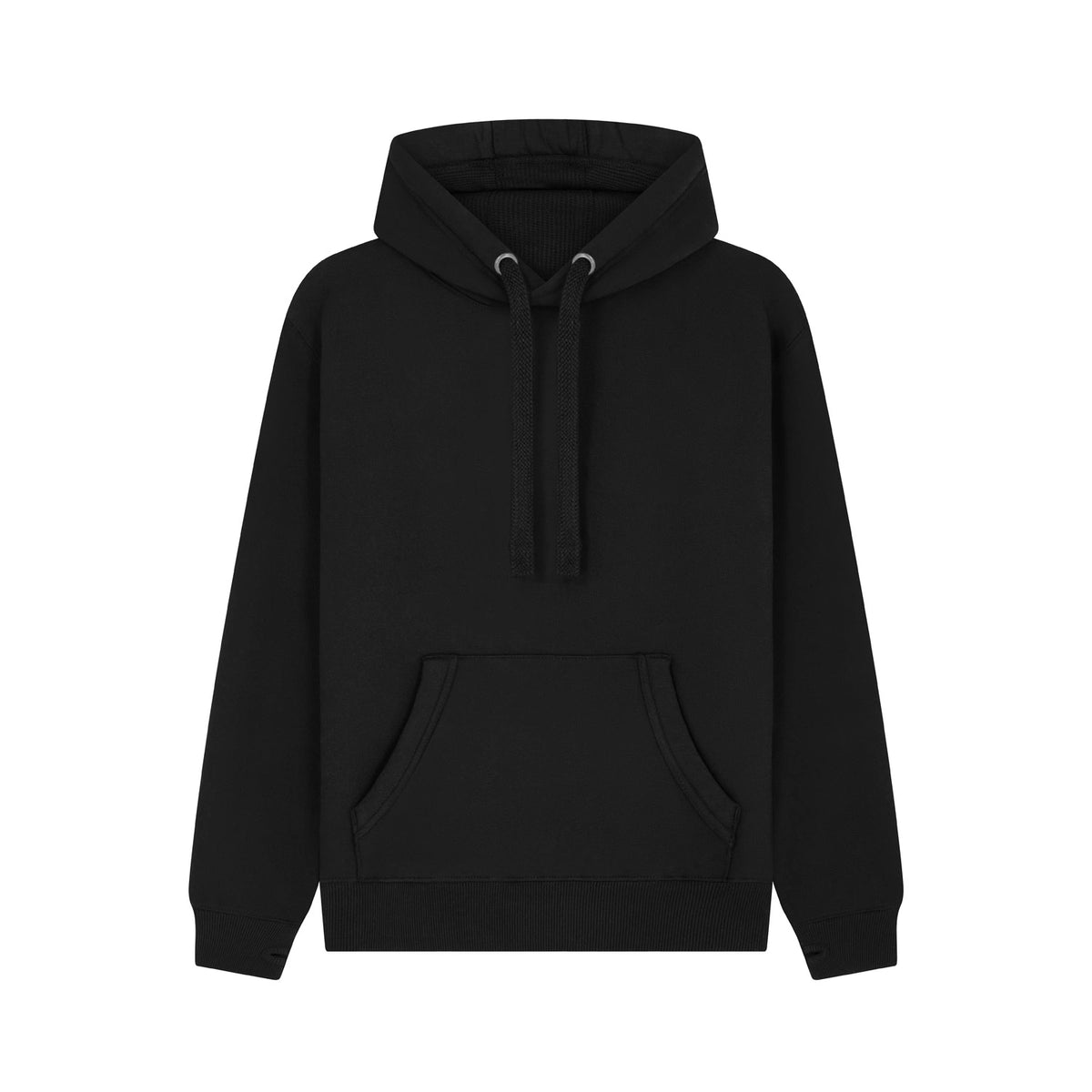 Cotton Ridge W29PF Saturn Peach Finish Pullover Hoodie in Dusty Black