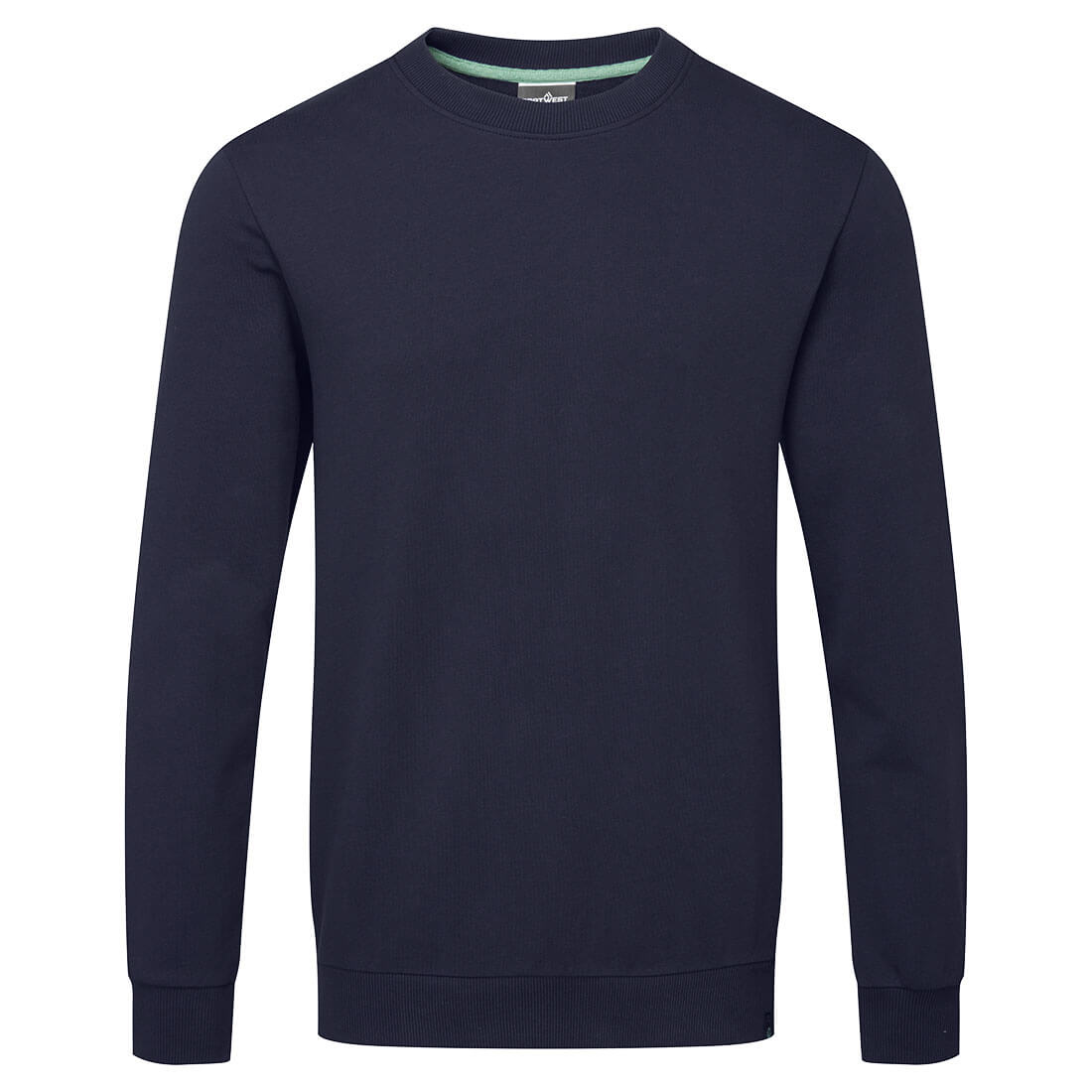 Portwest Cotton Recyclable Sweatshirt in Navy (NA), image 2