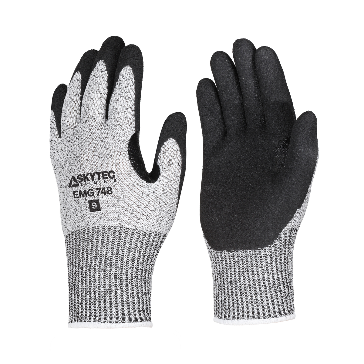 Skytec Elements EMG748 Cut D Sandy Nitrile Glove