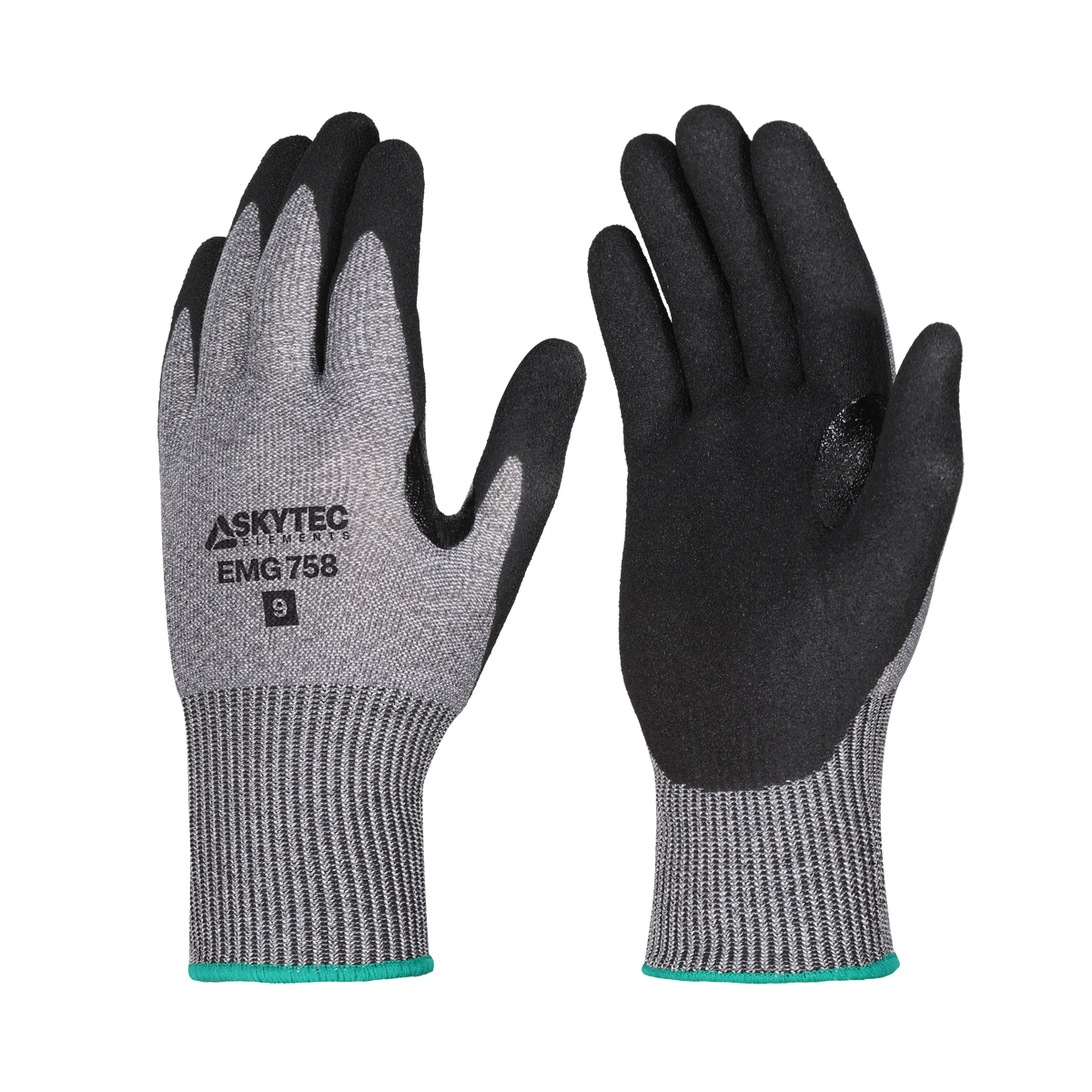 Skytec Elements EMG758 Cut E Sandy nitrile Glove
