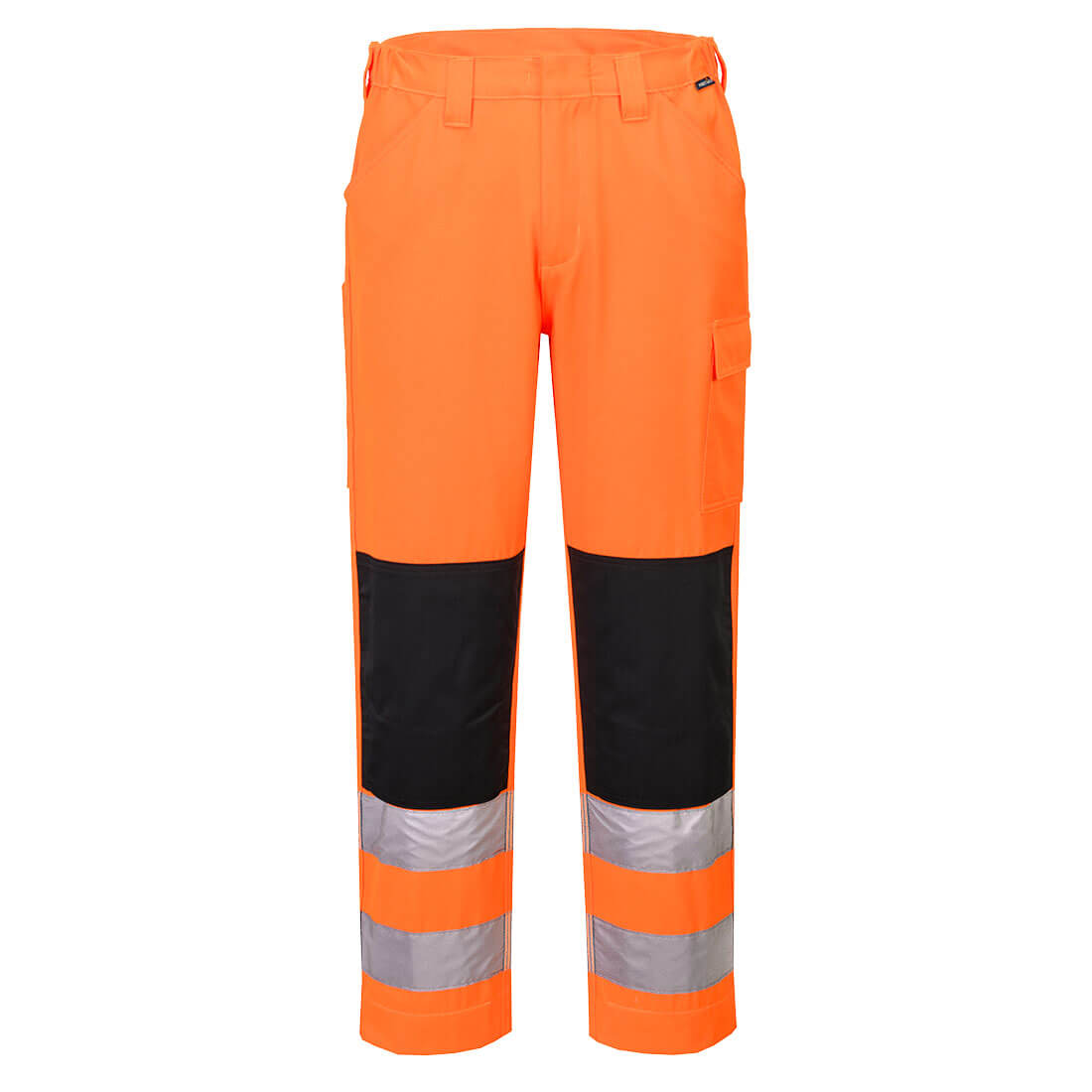 Portwest ES1 Essential Hi-Vis Work Trouser in Orange, main product image