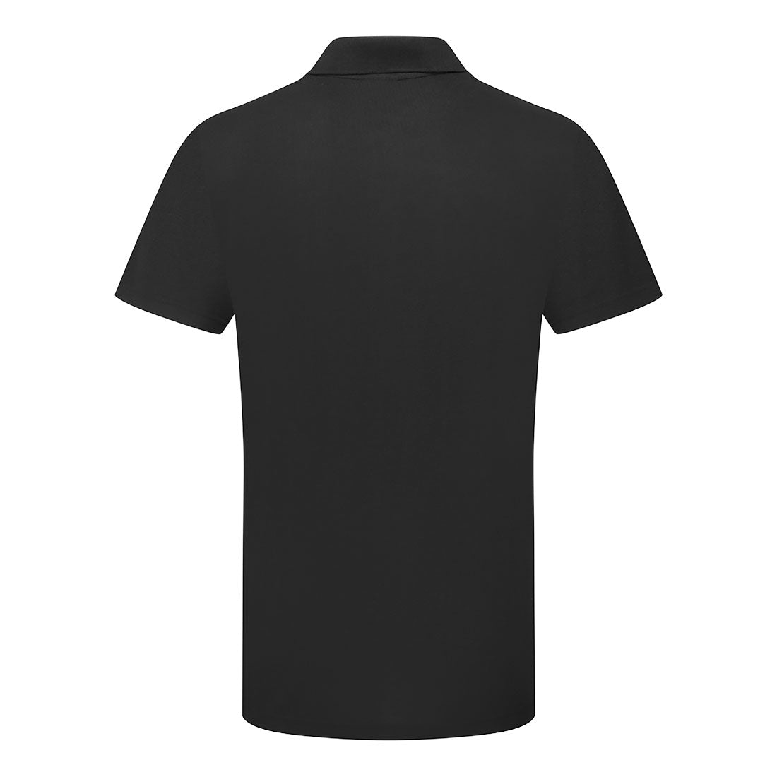 Portwest ES210 ES1 Essential Polo-Shirt S/S in Black, back view