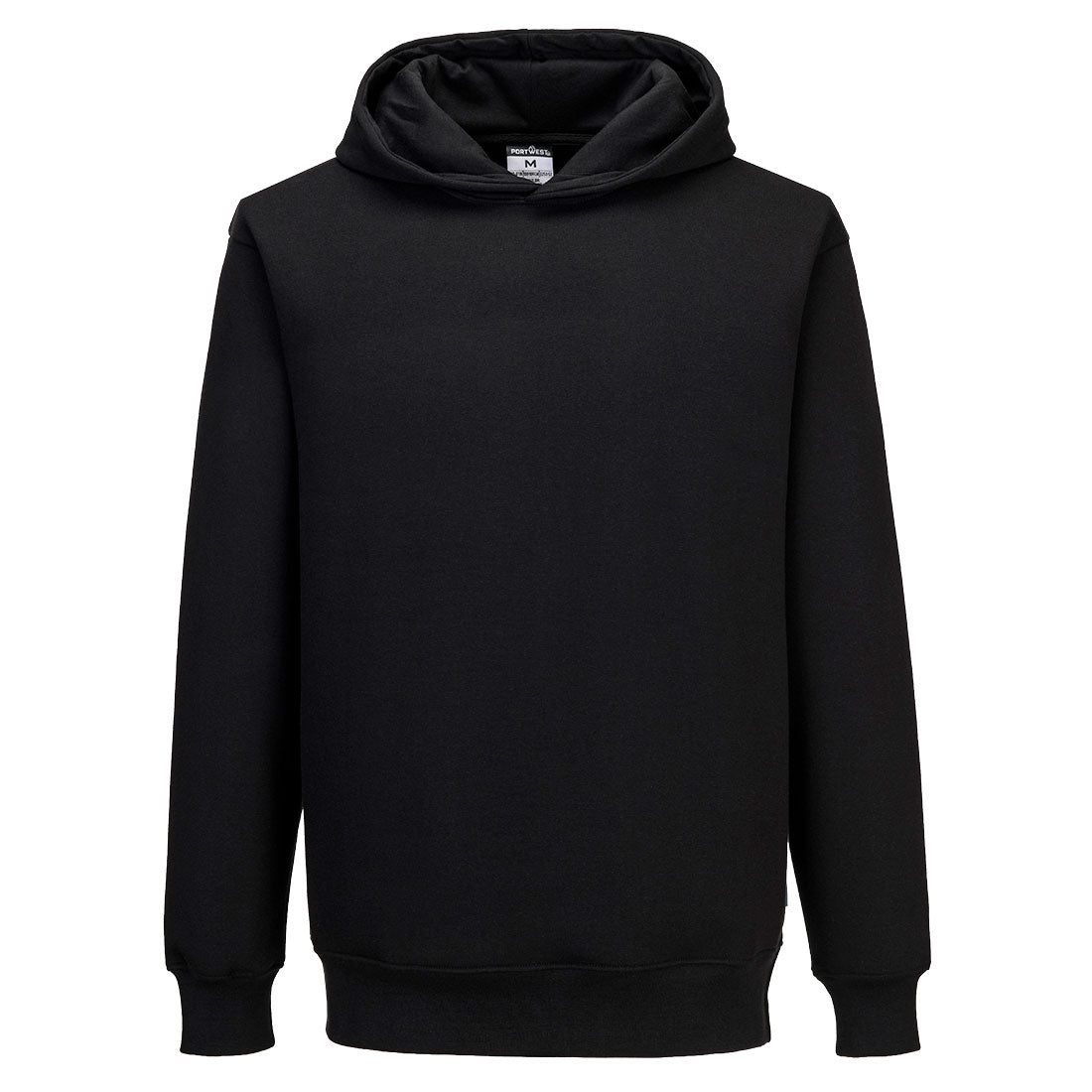 Portwest ES1 Essential Hoodie in Black, main product image