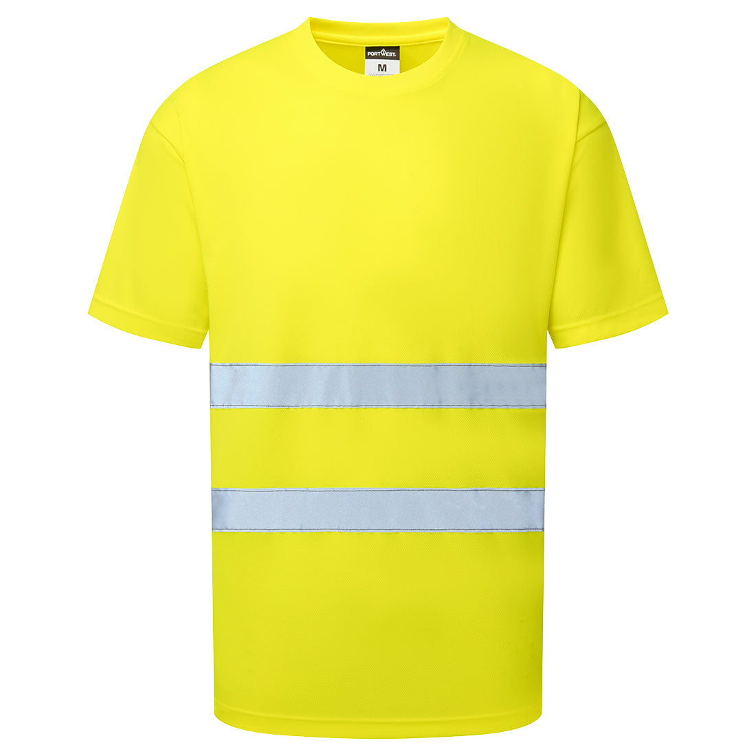 Portwest ES1 Essential Hi-Vis T-shirt S/S in Yellow, image 2