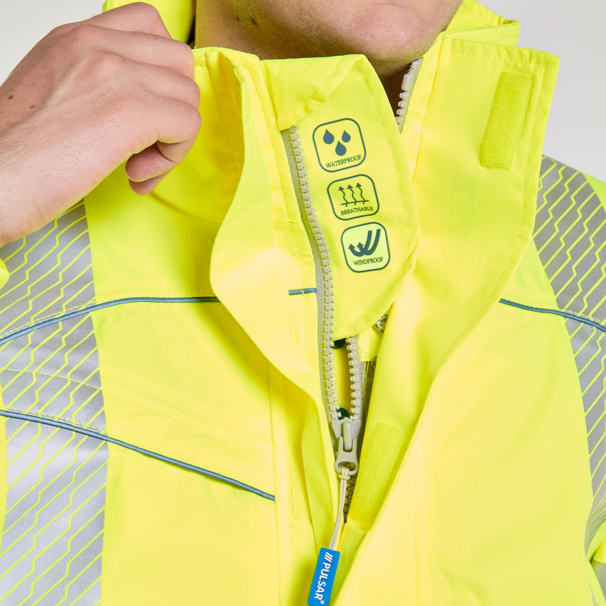 Pulsar 3-Layer Bomber Jacket Yellow - Recycled Content, image 6