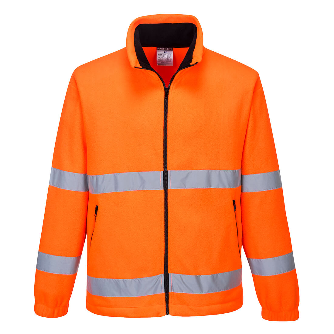 Portwest Hi-Vis Windbreaker Fleece in Orange, main product image