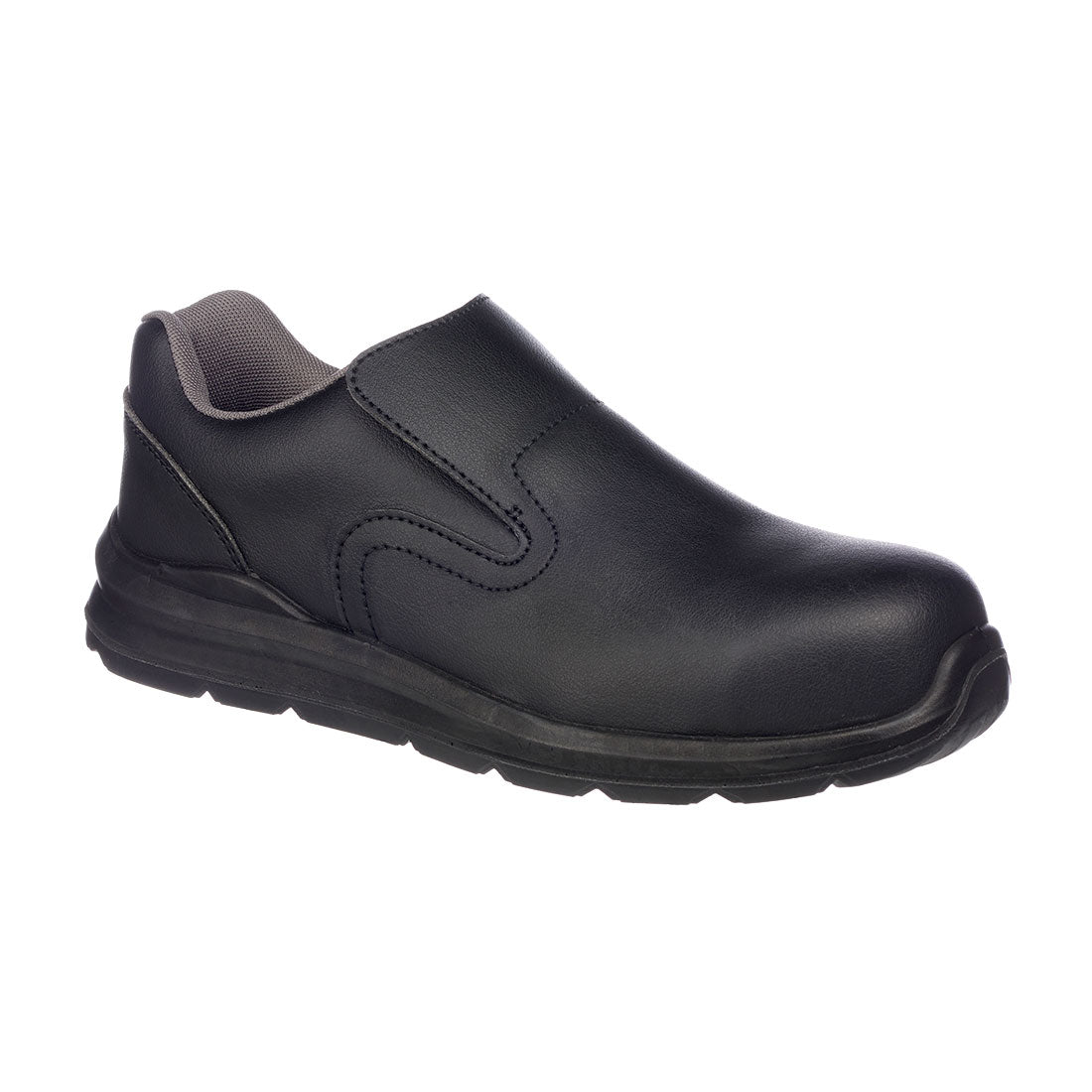 Portwest Composite Microfibre Slip on S2 SRC in Black, main product image