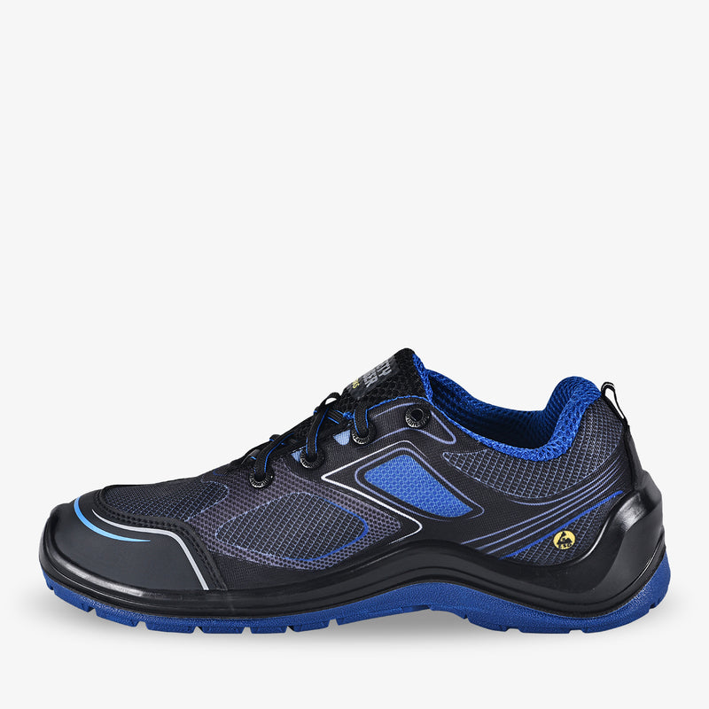 Safety Jogger Flow S1P Low Blue side view