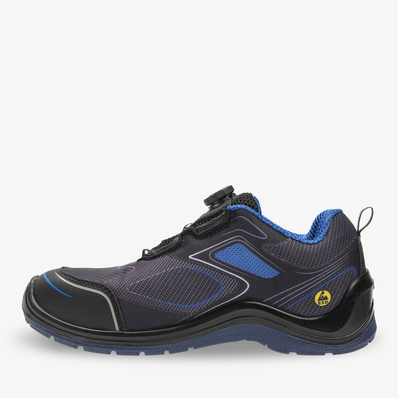 Safety Jogger FLOWS1PLTL Flow S1P Low TLS Blue side view