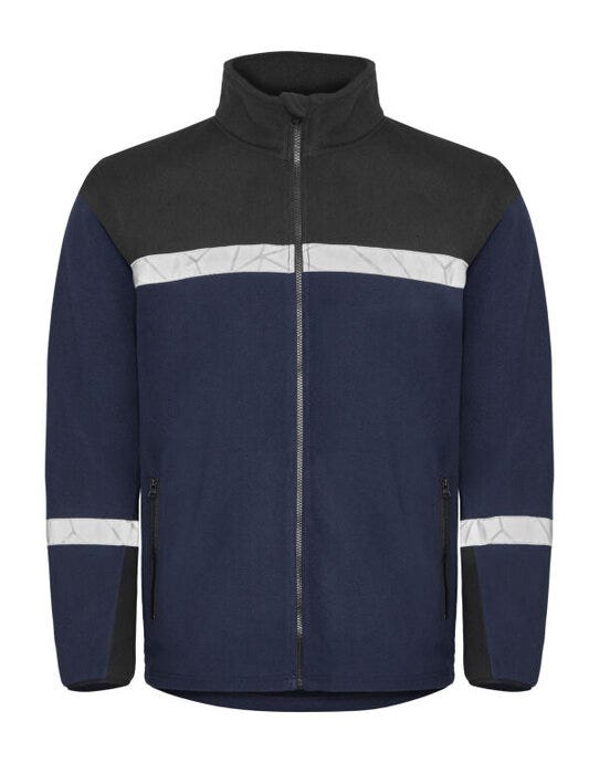 ProJob Workwear ProJob Progression 7300 Full Zip Fleece - Navy/Black