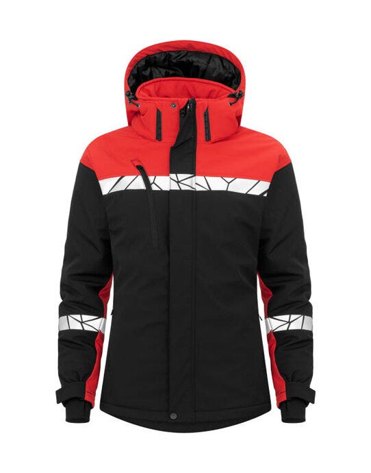 ProJob Workwear ProJob Progression 7418 Ladies Softshell - Black/Red