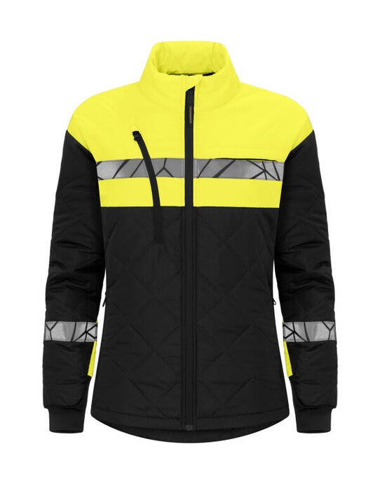 ProJob Workwear ProJob Progression 7421 Ladies LW Jacket - Black/Yellow