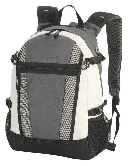 Shugon Indiana  Sports Backpack - Dark Grey/Off White