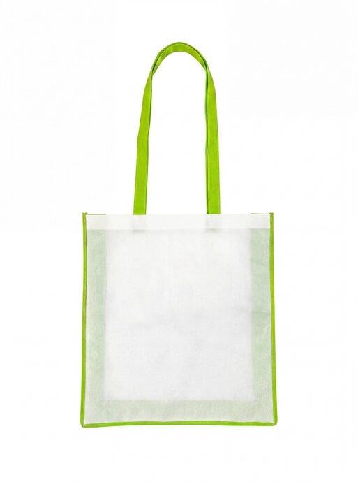 United Bags UB Edge Non Woven Two Tone Shopper - Light Green