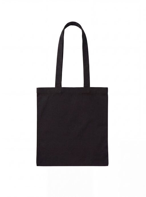 United Bags UB Nova Long Handled 100% Cotton Shopper - Black