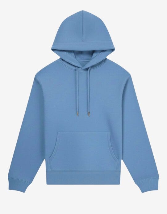 UCC Label Free Collection Organic Hoodie - Surf